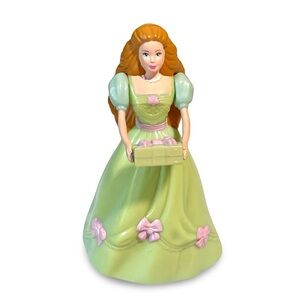 McDonald's Birthday Barbie Doll 2000 Mattel Ginger Hair Green Gown offering Gift